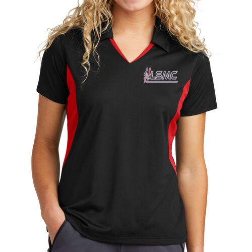Ladies Side Blocked Micropique Polo Thumbnail